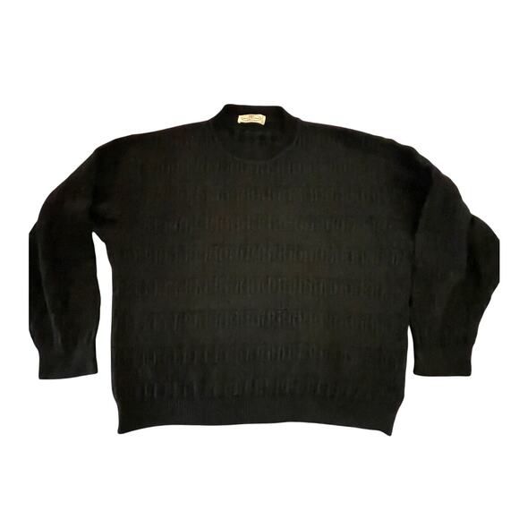 Vintage Pronto Uomo Firenze-Men's Est Sz XXL- Ribbed Knit Sweater Italy - EUC - Picture 3 of 12